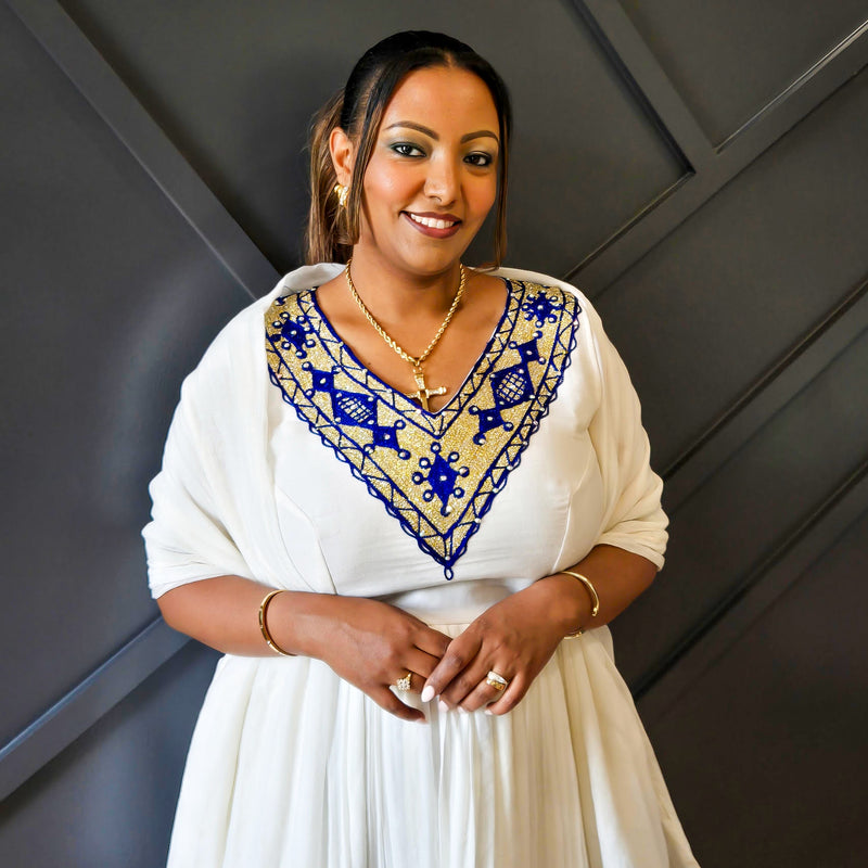 ENKU| እንቁ Necklace, Earrings & Ring Set