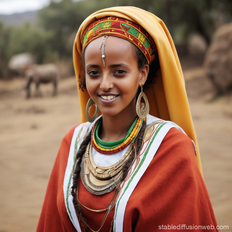 ENKU| እንቁ Necklace, Earrings & Ring Set
