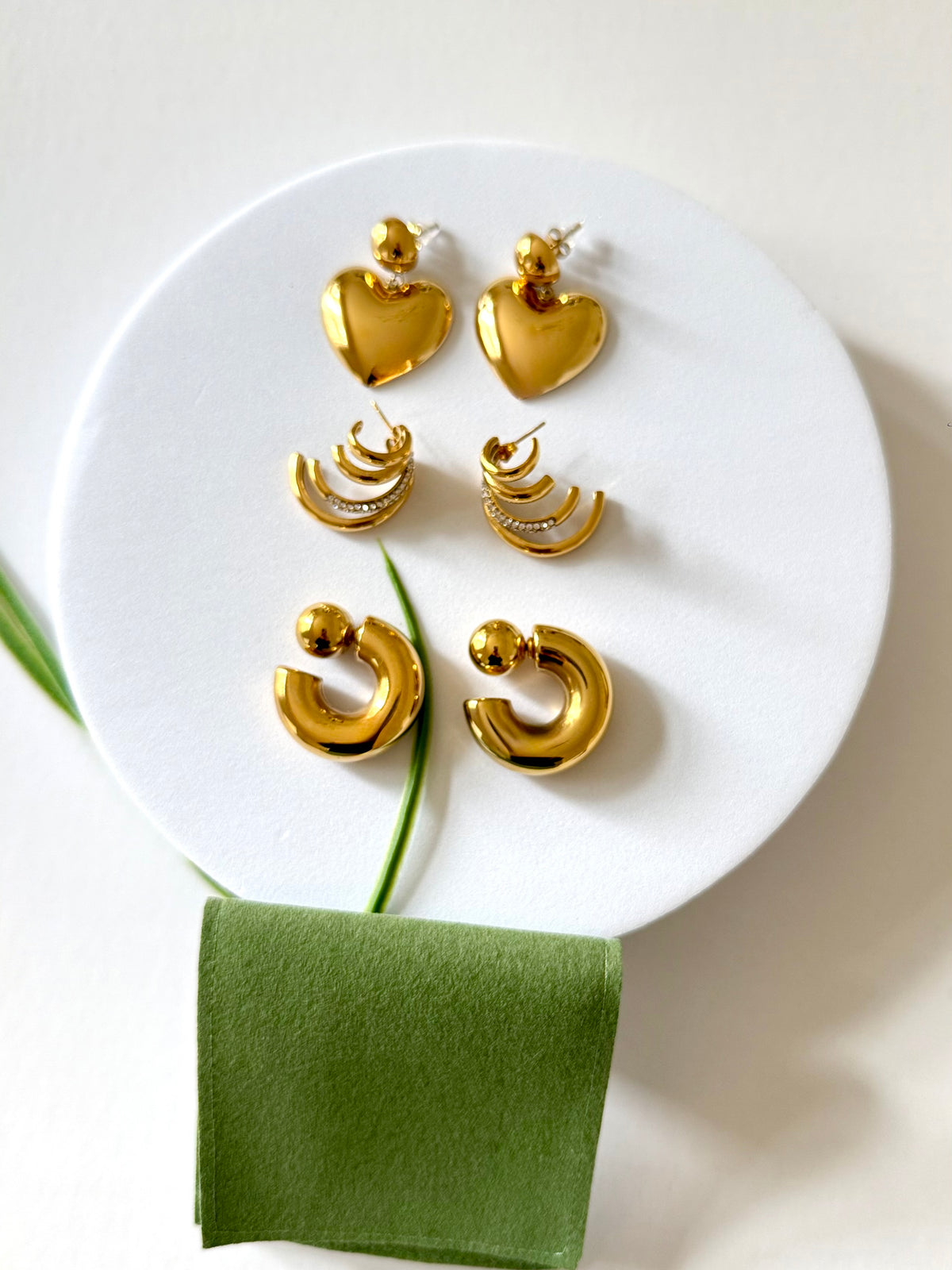 NAOMI, WAVE, & LOVE Earring Set