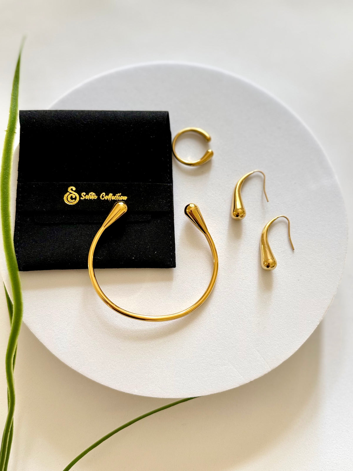 LEMLEM | ለምለም CUFF, EARRINGS & RING SET