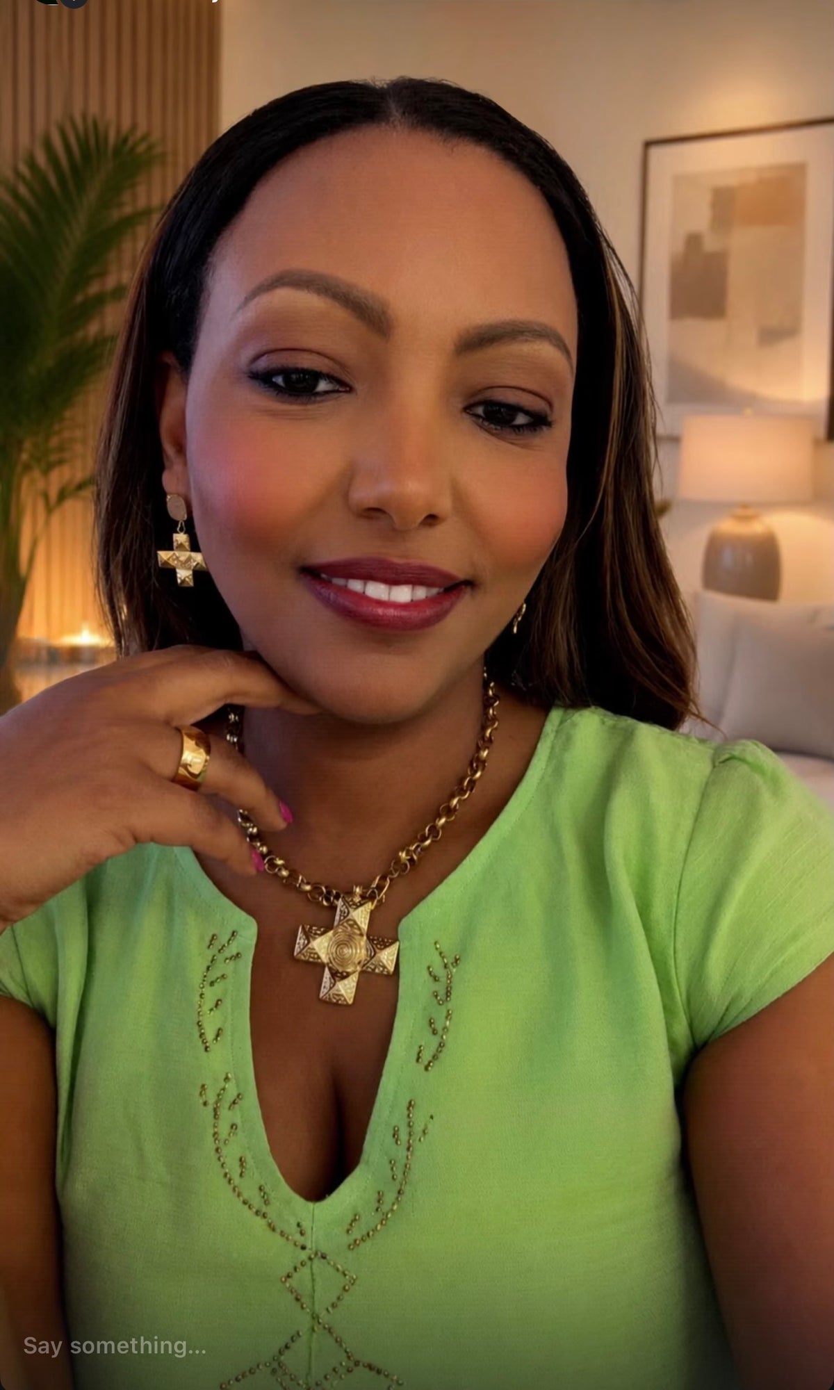 ADDIS MESKEL | ዓዲሰ መሰቀል Necklace & Earrings Set