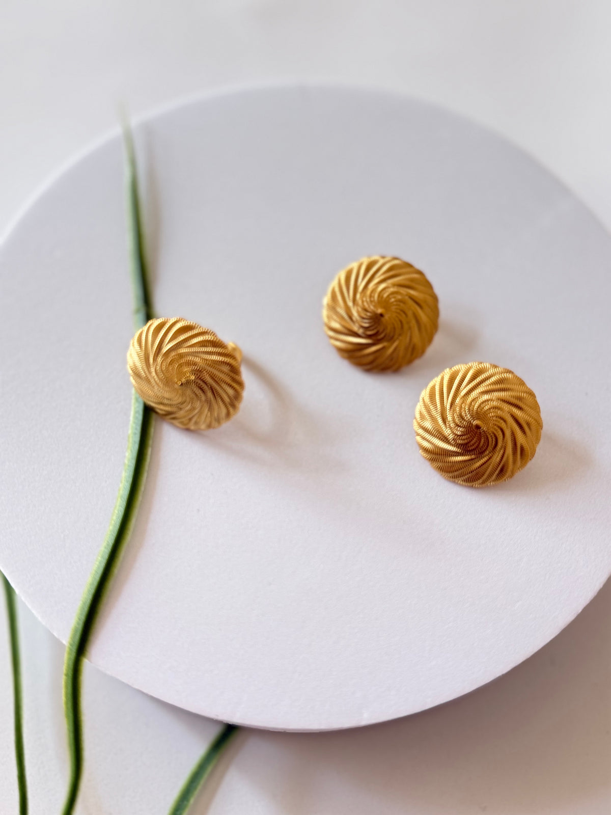 SEFED | ሰፌድ Earrings & Ring Set