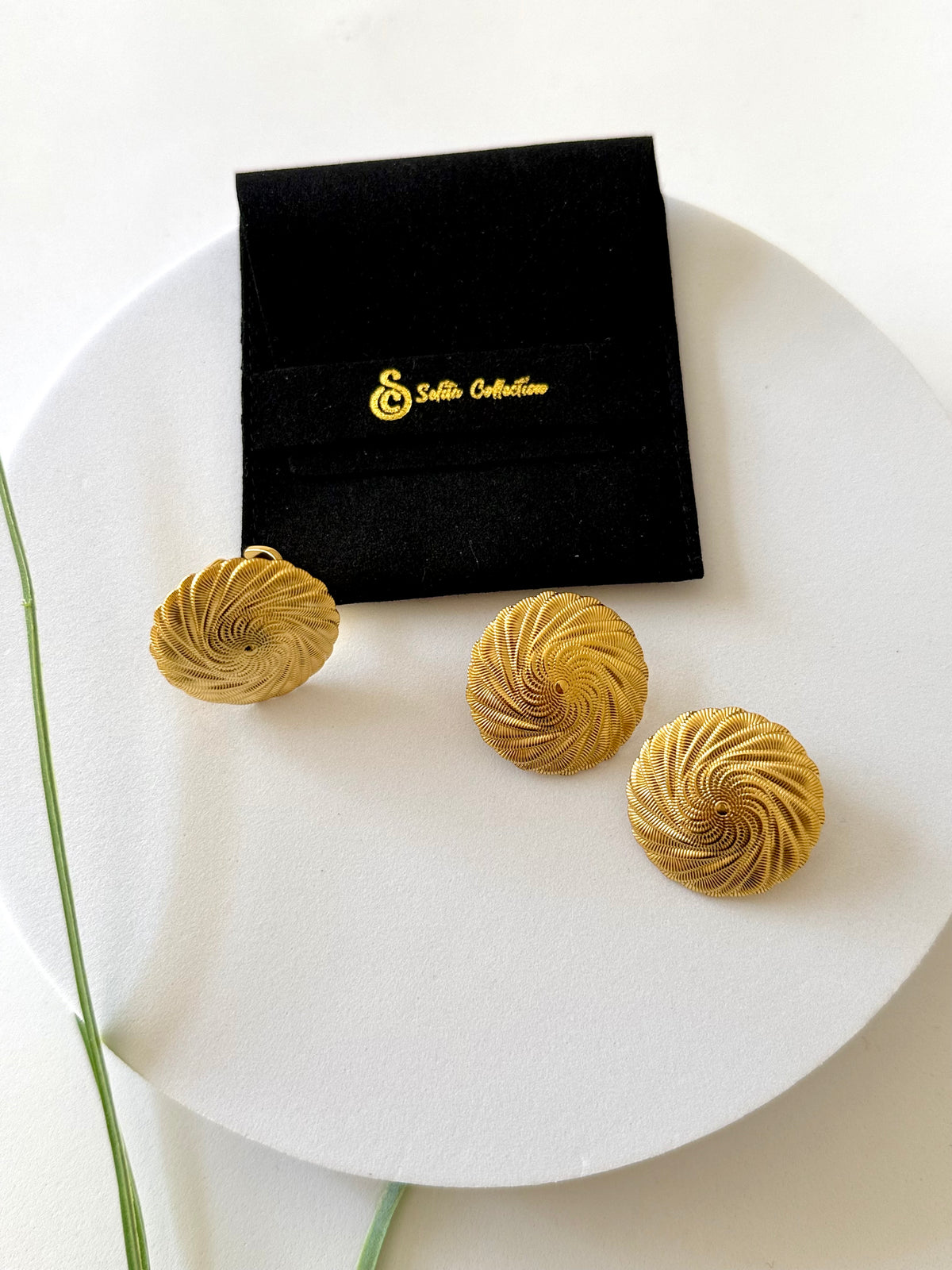 SEFED | ሰፌድ Earrings & Ring Set