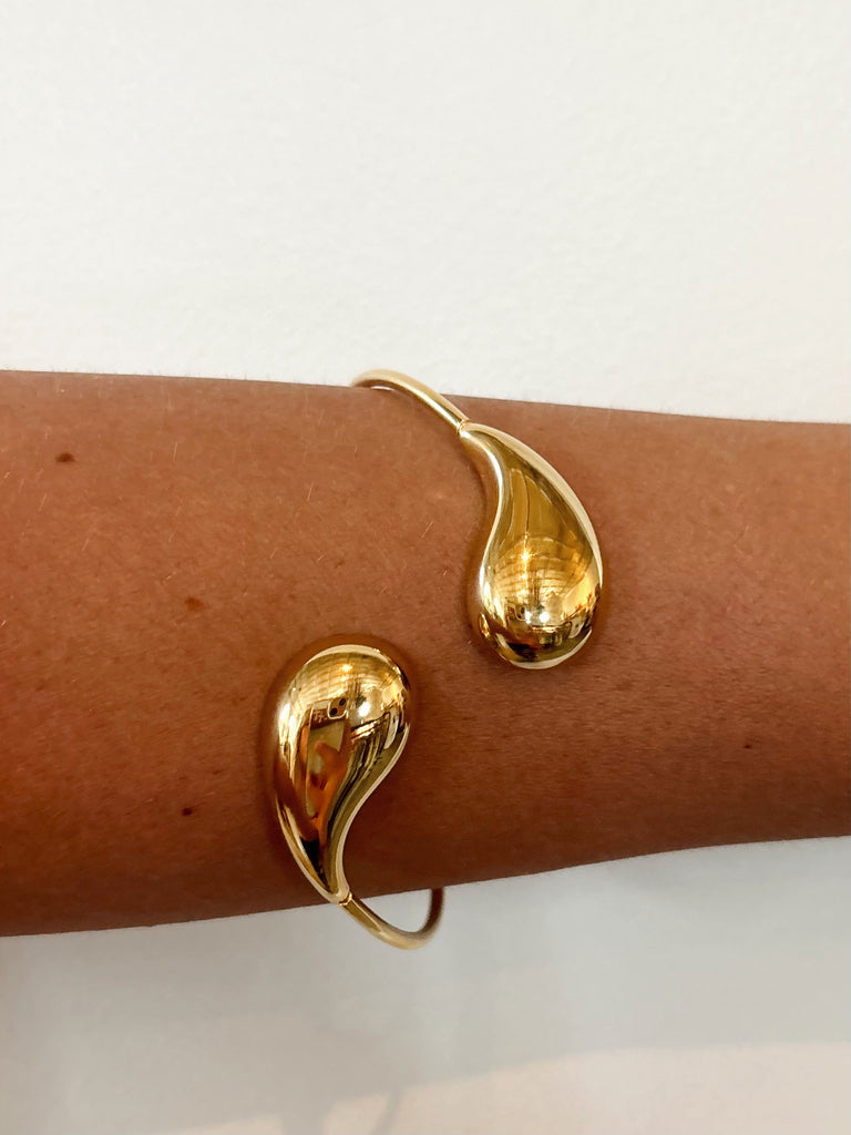 MEKDES | መቅደሰ Teardrop cuff bracelet
