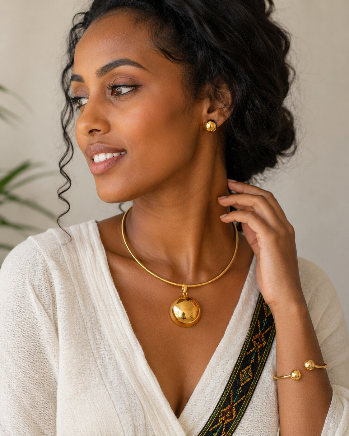 Doka | Necklace, Earrings, Bangle & Ring Set