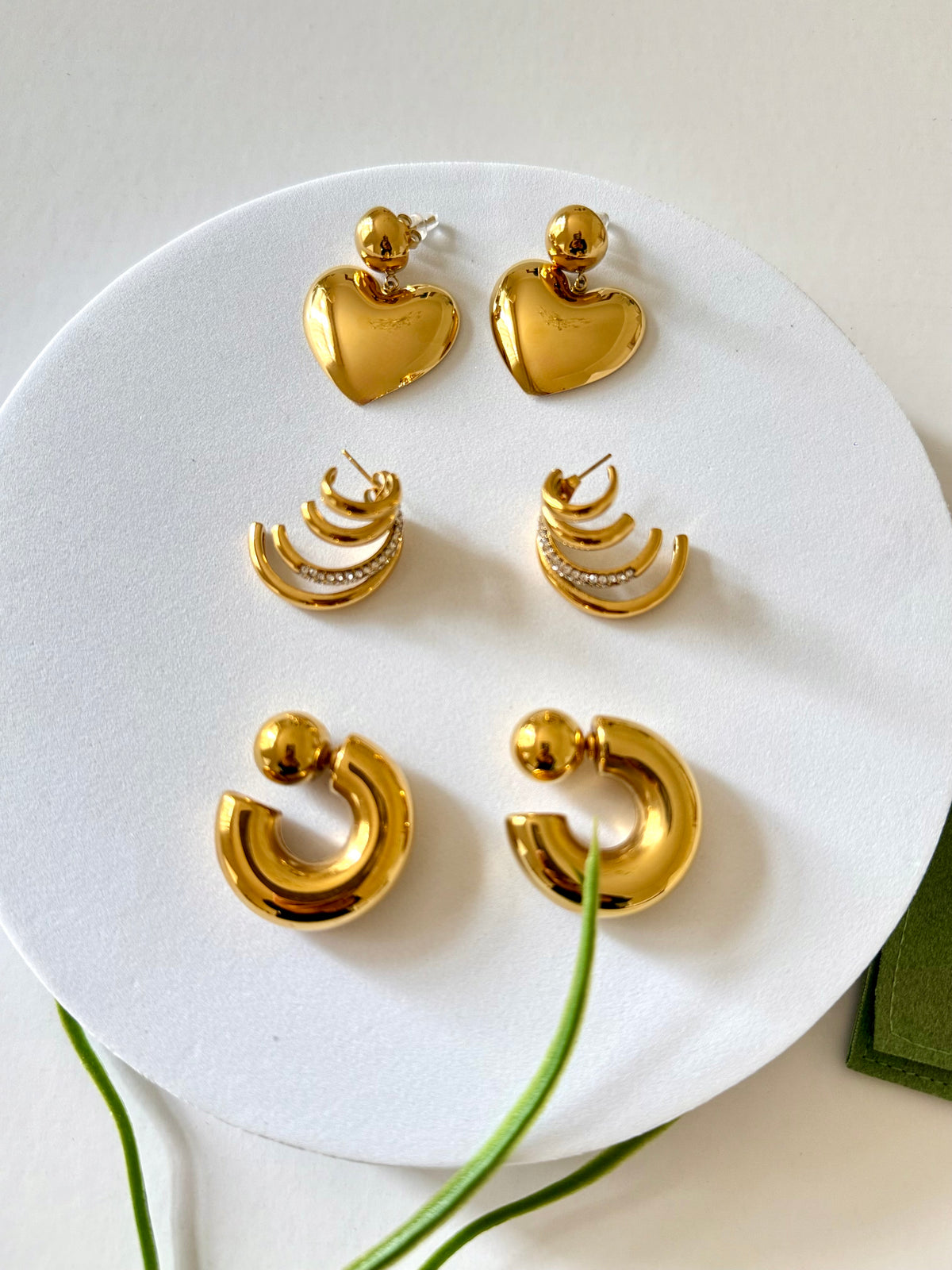 NAOMI, WAVE, & LOVE Earring Set