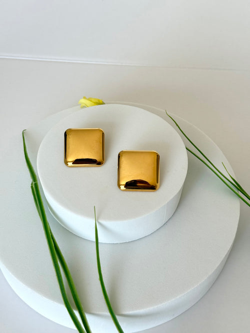 TSEDEY | ፀደይ Square Earrings