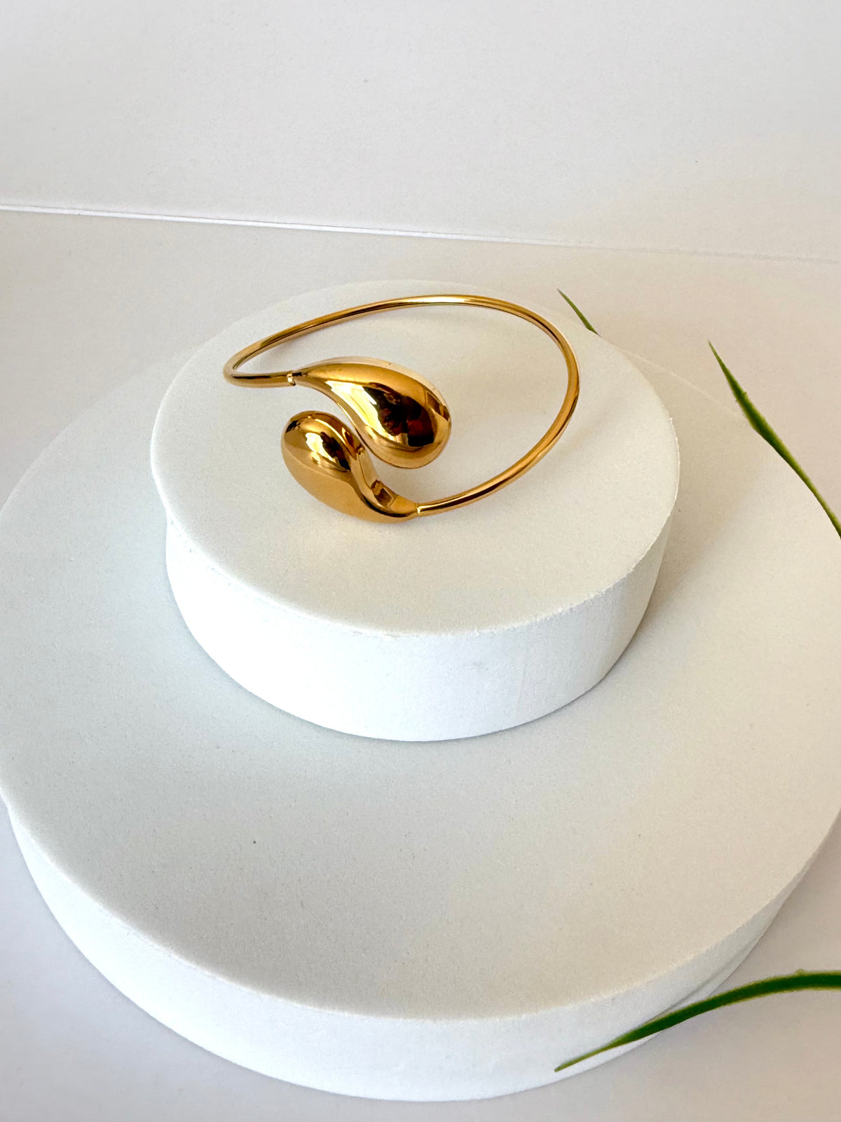 MEKDES | መቅደሰ Teardrop cuff bracelet