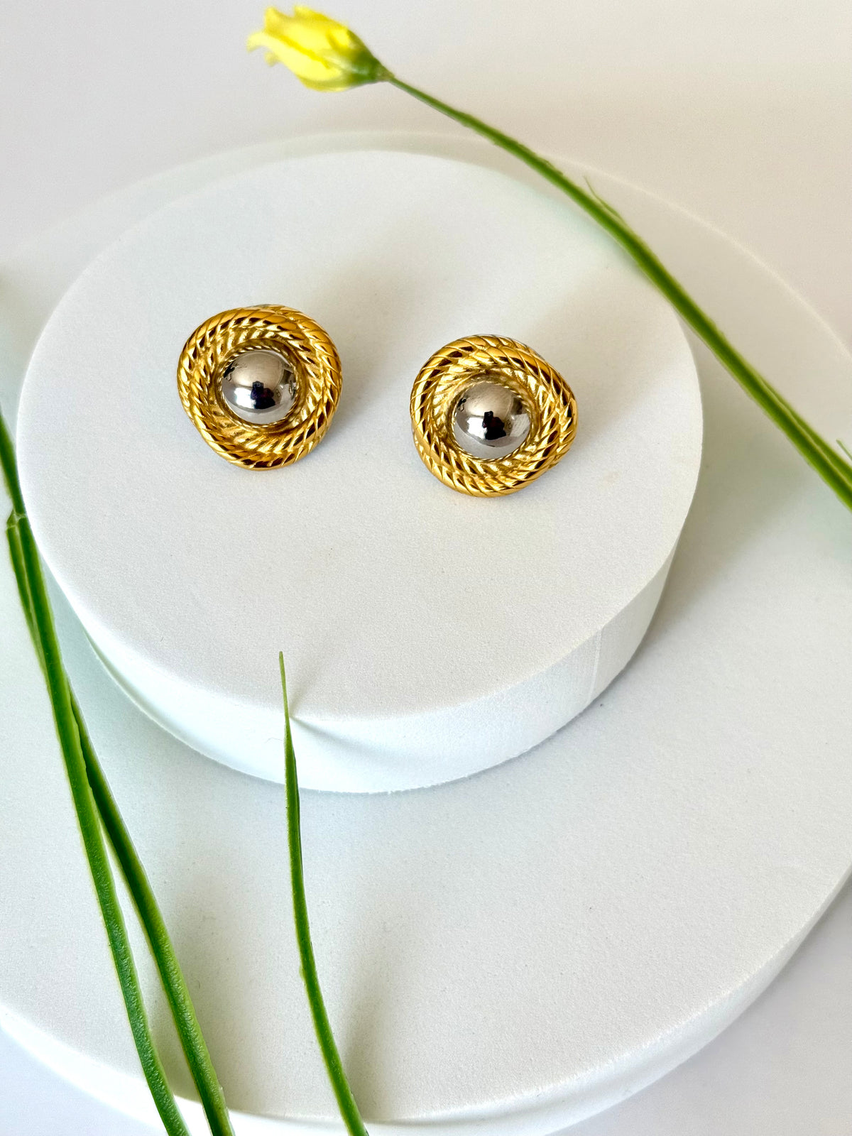 SEBLE | ሰብለ Earrings (Gold & Silver)
