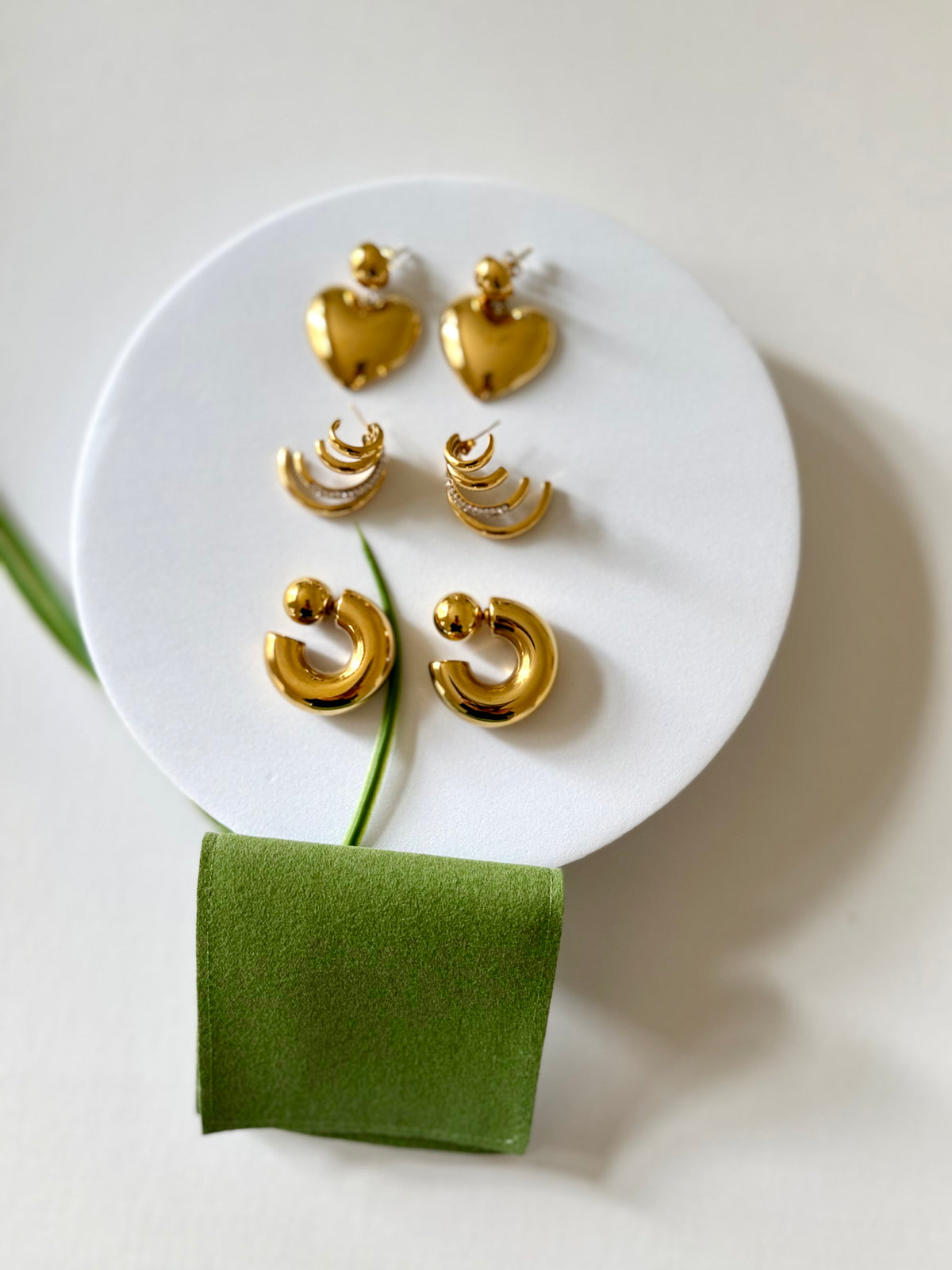 NAOMI, WAVE, & LOVE Earring Set