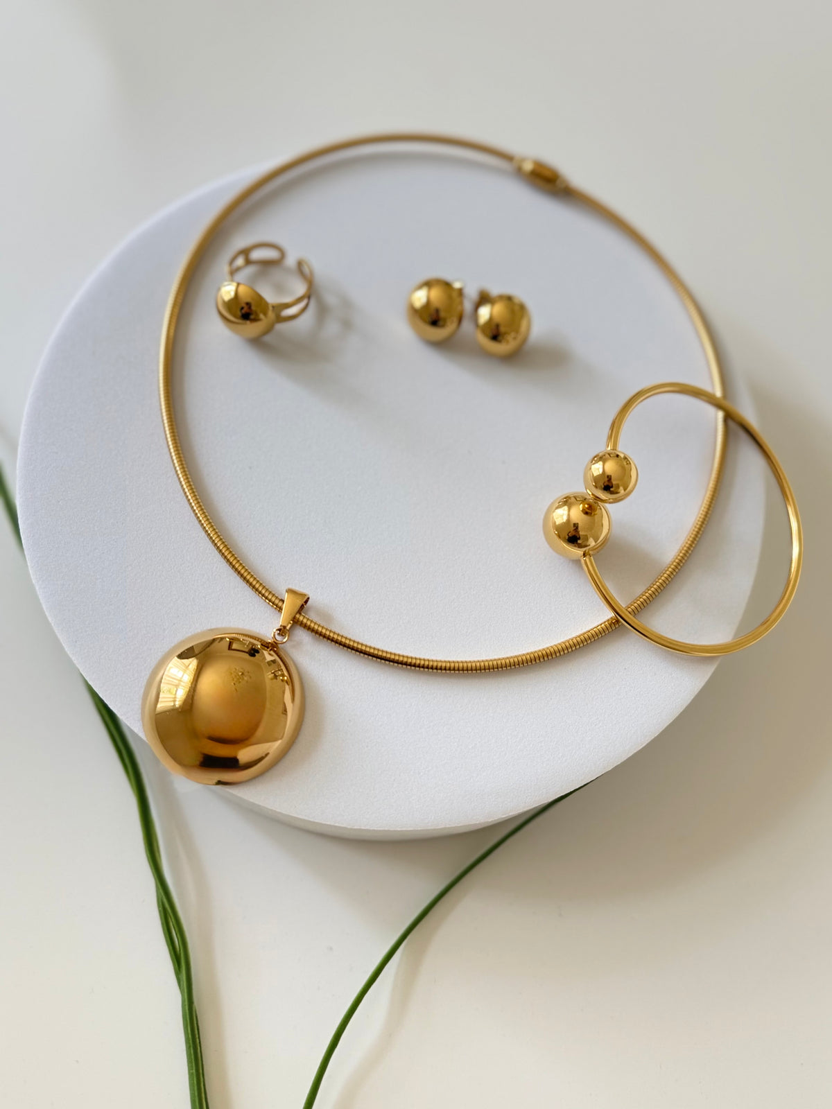 Doka | Necklace, Earrings, Bangle & Ring Set
