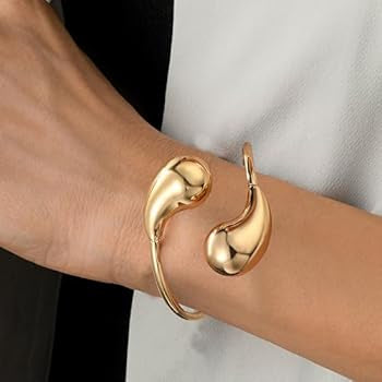 MEKDES | መቅደሰ Teardrop cuff bracelet