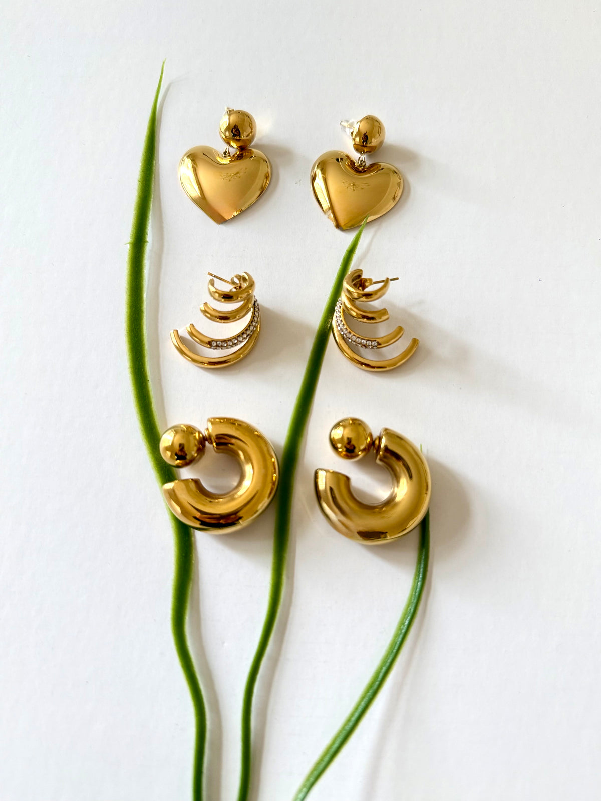 NAOMI, WAVE, & LOVE Earring Set