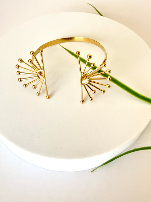 SUNBURST CUFF BRACELET