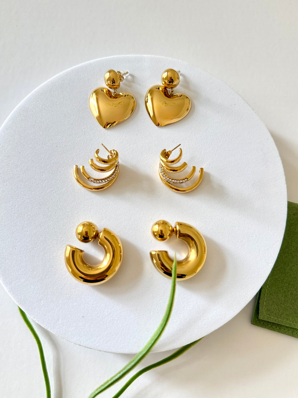 NAOMI, WAVE, & LOVE Earring Set