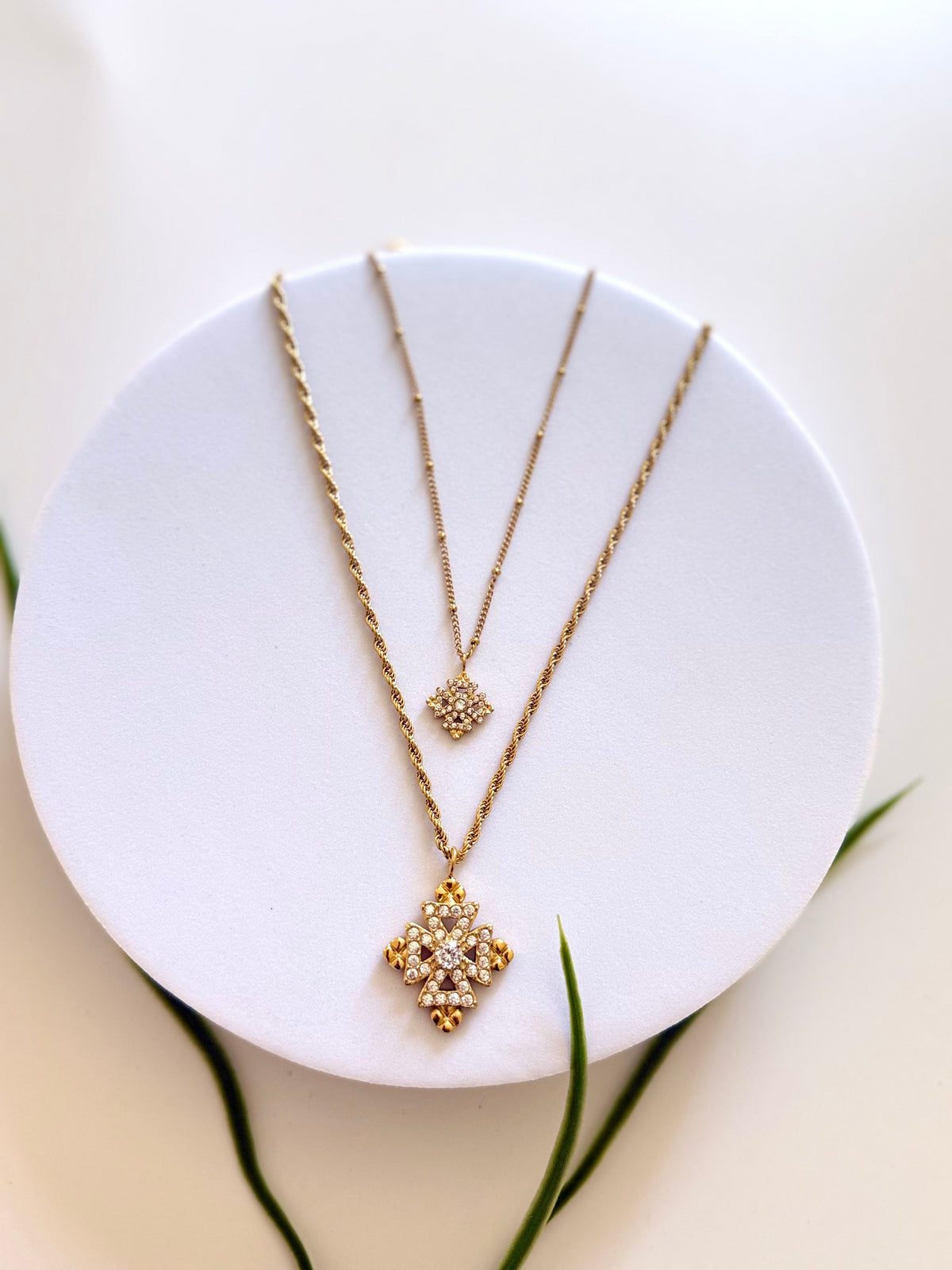 ENKU Cross Medium | እንቁ Meskel Necklace