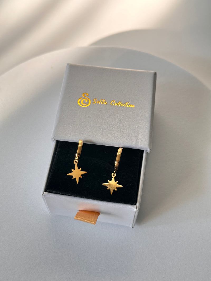 STAR | ኮከብ Hoop Earrings