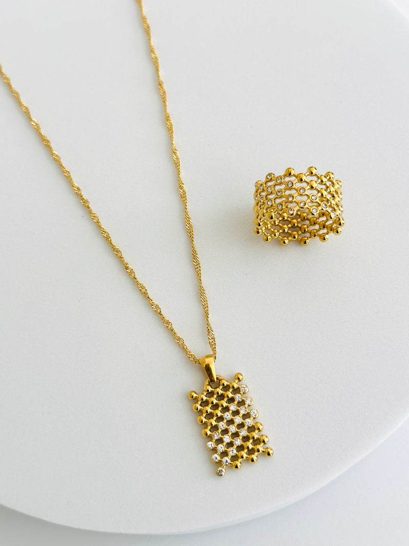 MAYA'YE | ማያዬ NECKLCE & RING SET