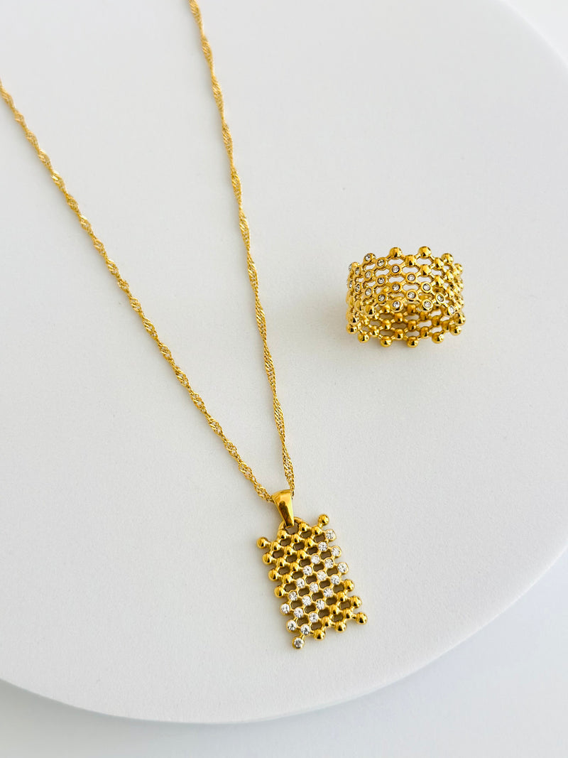 MAYA'YE | ማያዬ NECKLCE & RING SET