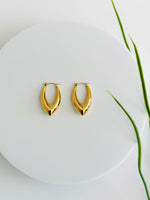SABA | ሳባ POINTED HOOP EARRINGS