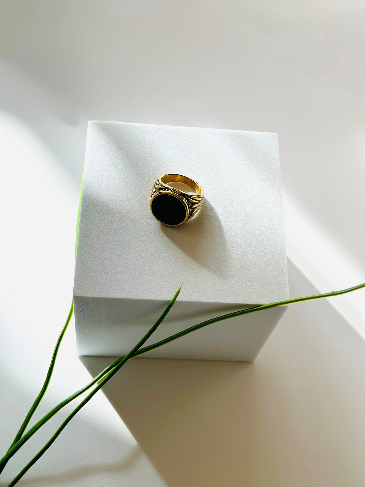 FOR HIM BLACK ONYX RING | ጥቁር