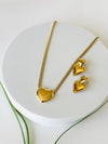 Heart | ልቤ Necklace and Earrings Set