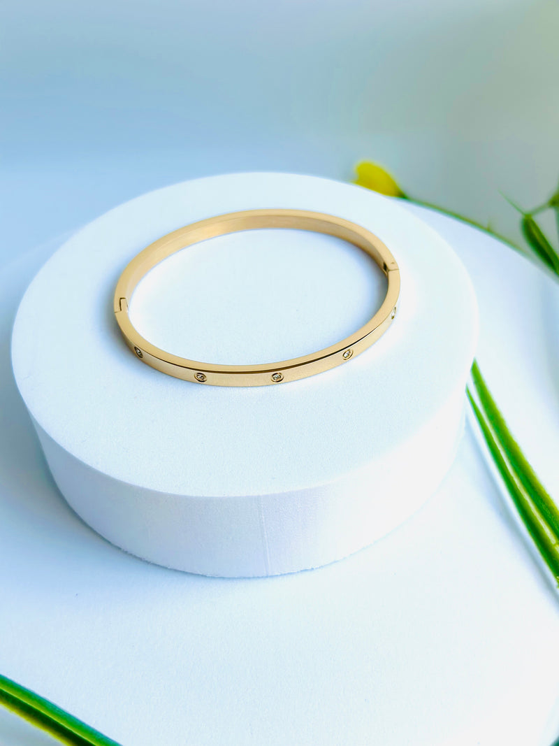 LOVE | ፍቅር BANGLE BRACELET