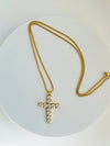 ENKU | እንቁ CROSS NECKLACE