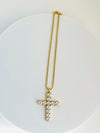 ENKU | እንቁ CROSS NECKLACE