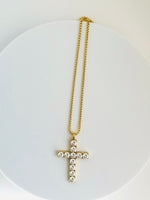 ENKU | እንቁ CROSS NECKLACE