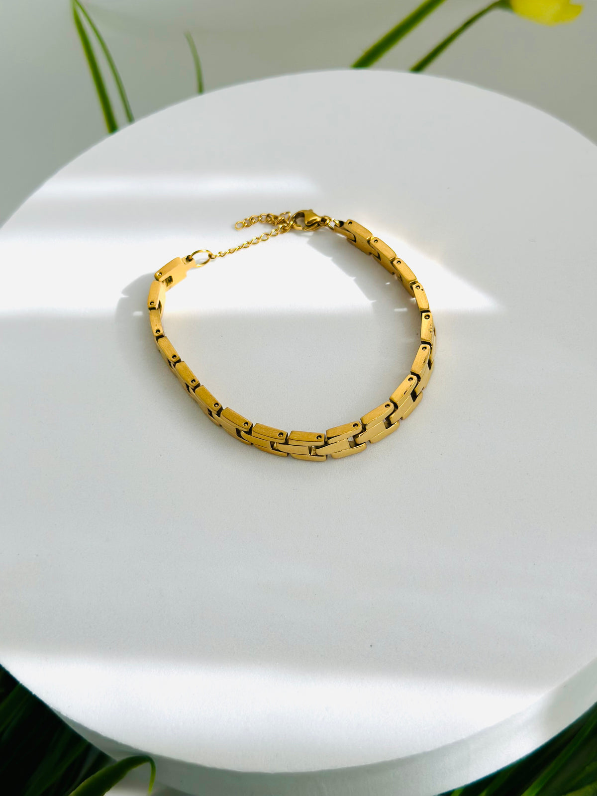 BUSHO BLOCK-LINK BRACELET