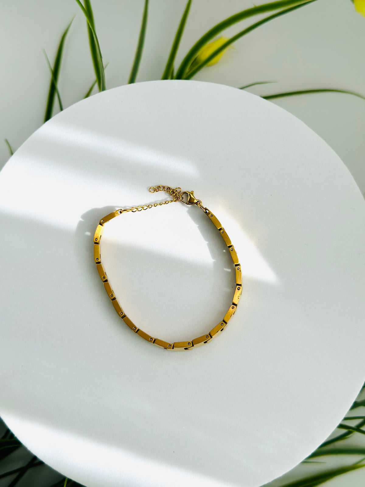 BUSHO BLOCK-LINK BRACELET