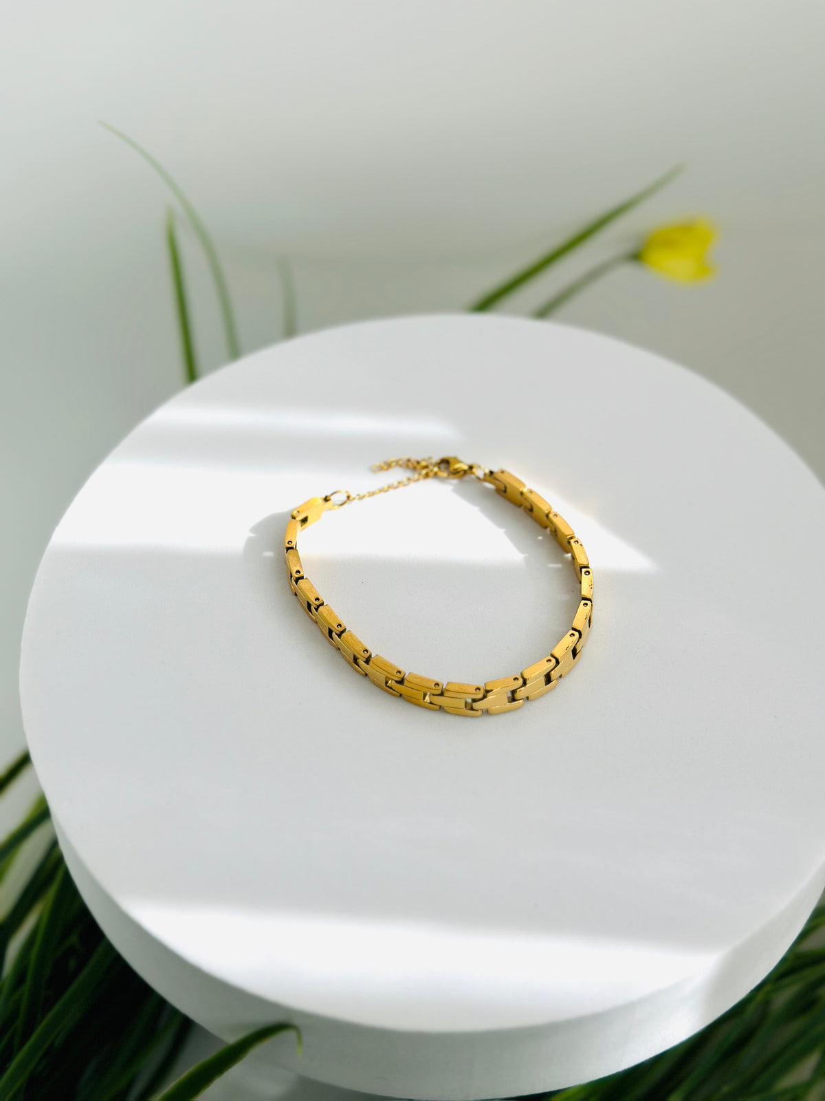 BUSHO BLOCK-LINK BRACELET