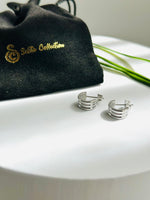 BITILE | ብጥሌ HUGGIE HOOPS (GOLD or SILVER)