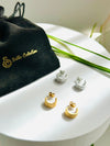 BITILE | ብጥሌ HUGGIE HOOPS (GOLD or SILVER)