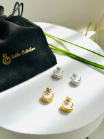 BITILE | ብጥሌ HUGGIE HOOPS (GOLD or SILVER)